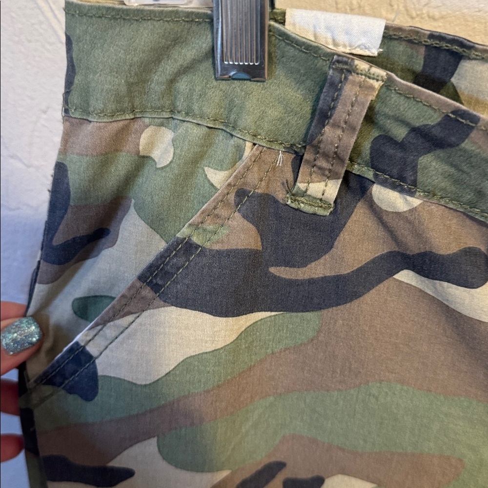 Almost Famous Camouflage Pants size medium. Lower rise. - Picture 4 of 15